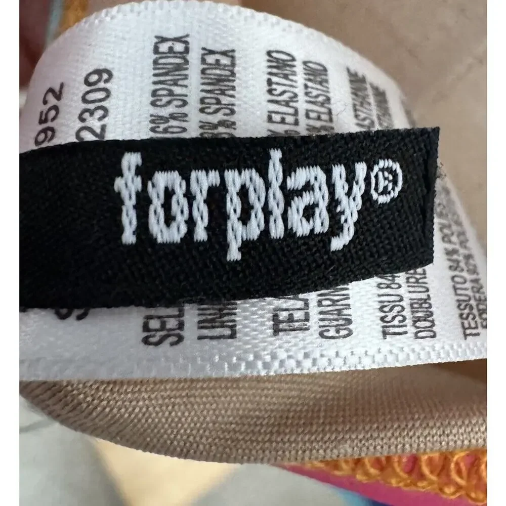 Forplay Raised In Hollywood Sexy Strapped One piece SwimSuit Sz Small NWT New - Picture 6 of 8